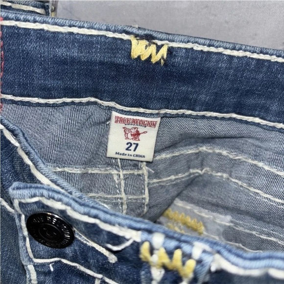 True Religion Jenny Curvy Skinny Stretch Medium Wash Denim Jeans Women’s Size 27 - Picture 6 of 7